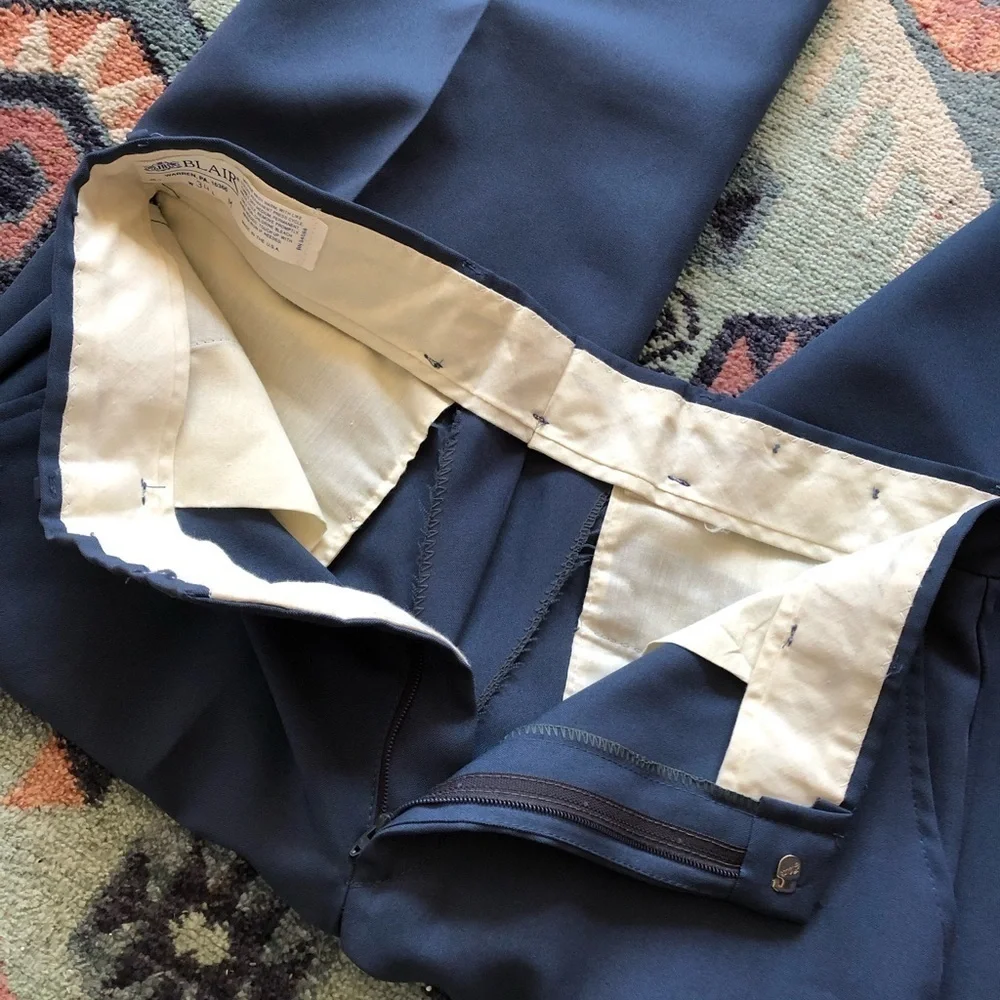 Vintage Blair Navy Blue Dress Pants